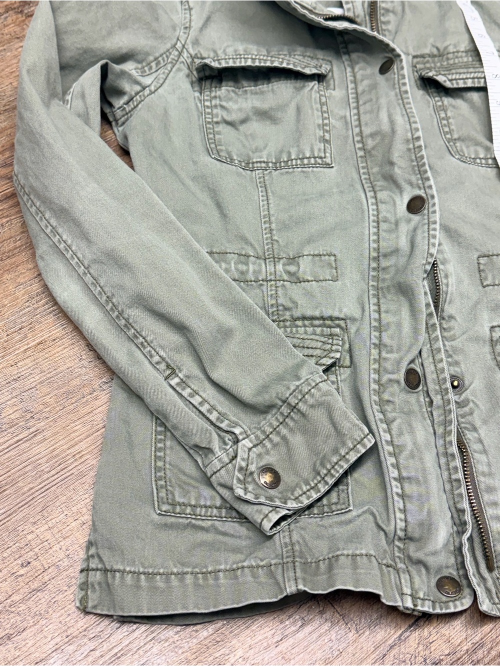Hollister y2k Army Green Utility Jacket size small - Picture 12 of 12